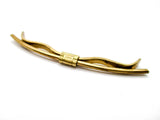 Krementz Gold Tone Collar Bar, 1940s collar clip