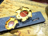 Victorian Cameo Brooch Pendant - 10K Gold